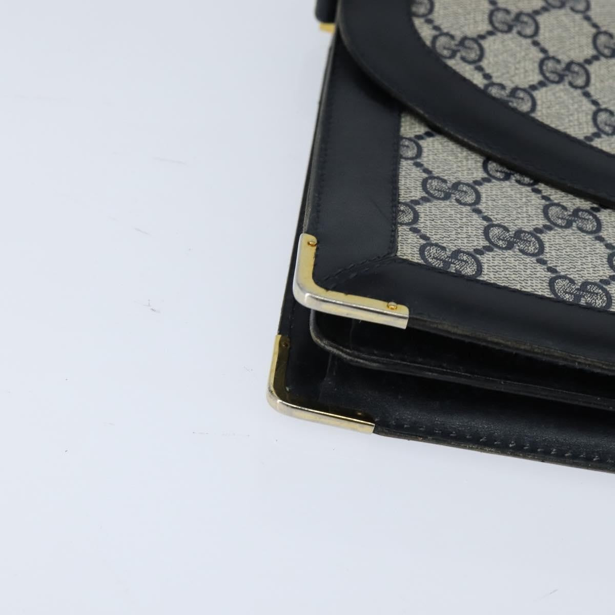 Gucci GG Supreme Messenger Bag GG canvas, NAVY, PVC, Shoulder bag
