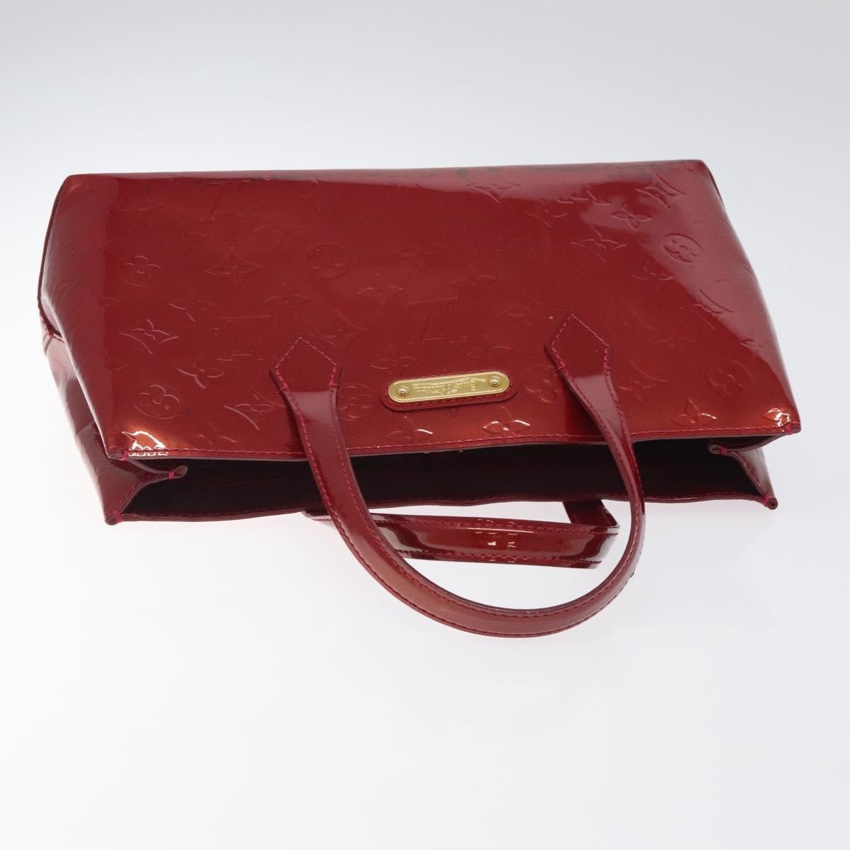 Louis Vuitton Wilshire Handbag Monogram Vernis, RED, PATENT_LEATHER, Handbag