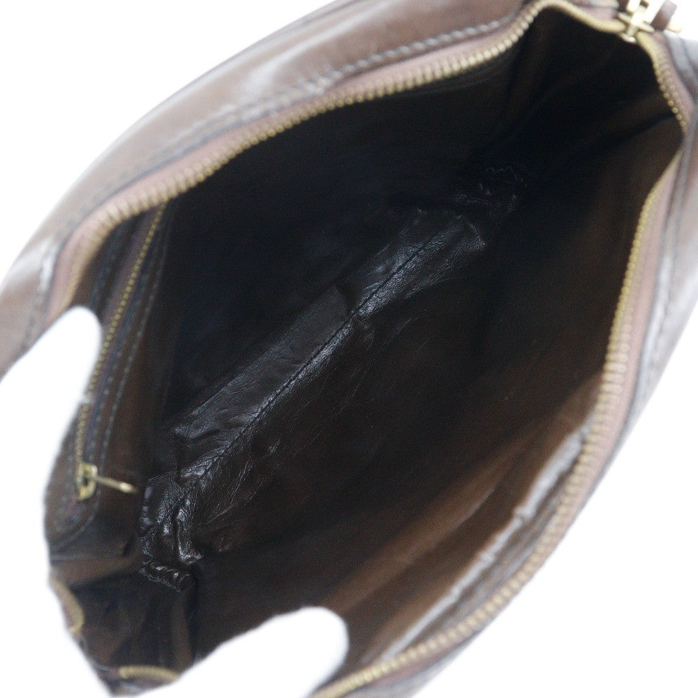 Fendi Zip Around Messenger Bag Zucca Canvas, BROWN, CANVAS, Shoulder bag