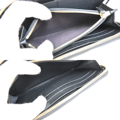 Fendi By The Way Zip Around Wallet Leather, BLACK, LEATHER, Wallets