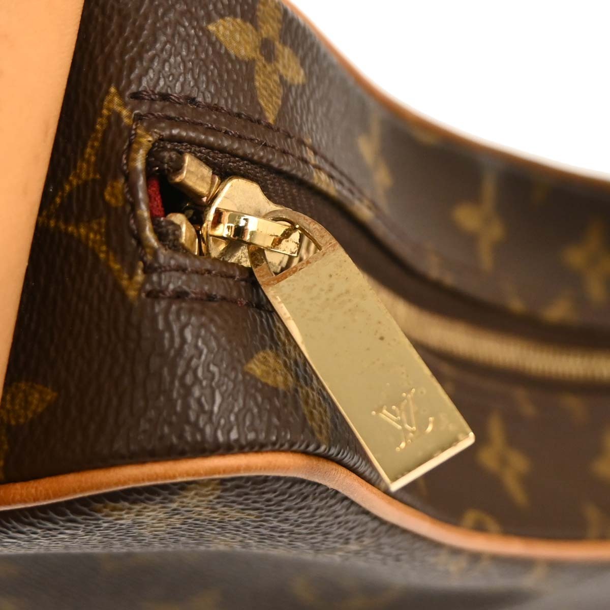 Louis Vuitton Croissant Handbag Monogram Canvas, BROWN, CANVAS, Handbag