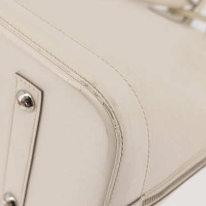 Louis Vuitton Alma Handbag Epi Leather, White, Leather, Handbag