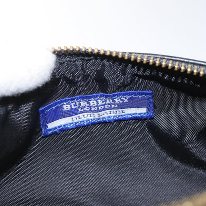 Burberry Blue Label Checked Bowling Nylon, RED, NYLON, Travel bag
