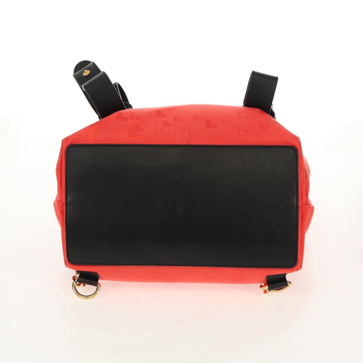 Loewe Anagram Backpack Canvas, BLACK, CANVAS, Backpack
