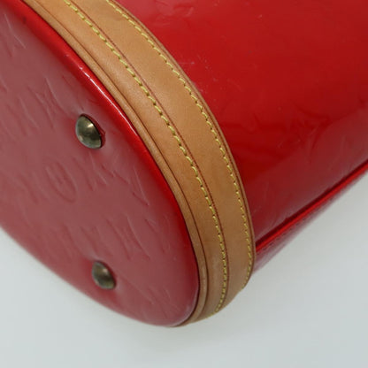 Louis Vuitton Bucket Bag Monogram Vernis, Red, Patent Leather, Shoulder Bag