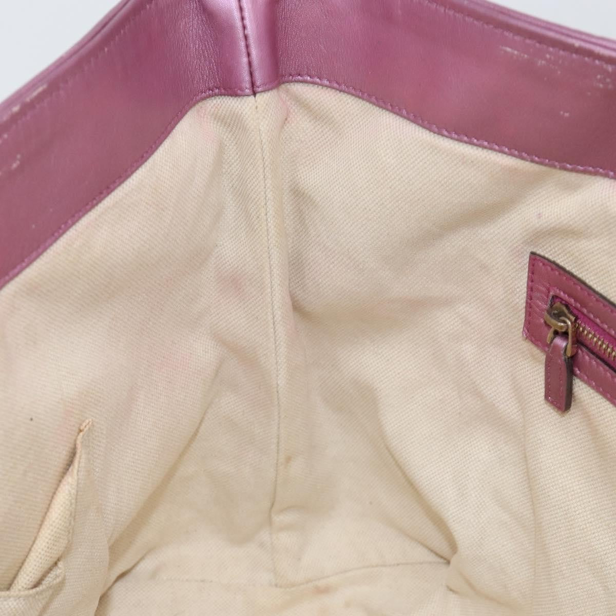 Gucci Heart Bit Open Tote Guccissima Leather, PINK, LEATHER, Tote bag