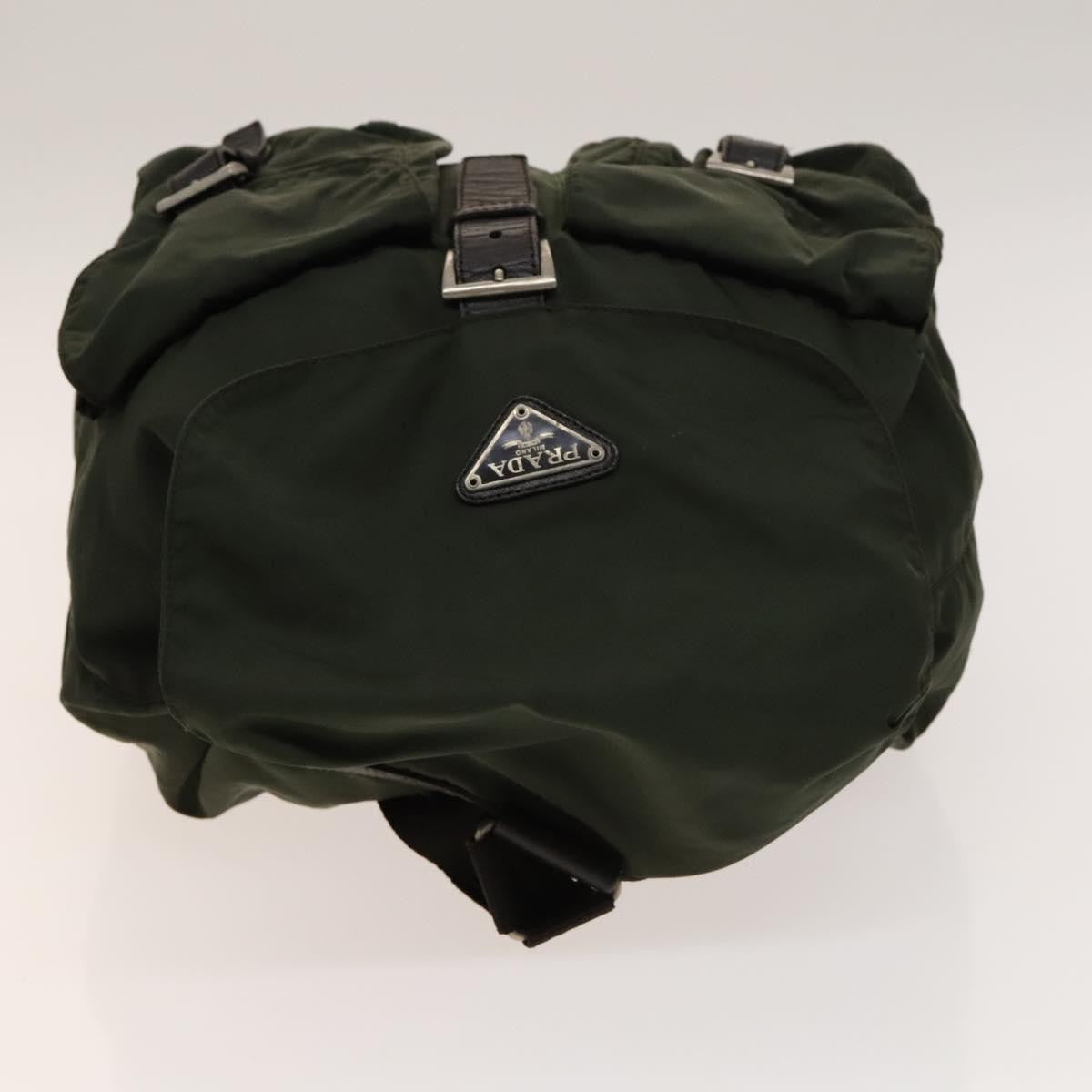 Prada Sac à dos Re-nylon nylon, KHAKI, NYLON, Backpack