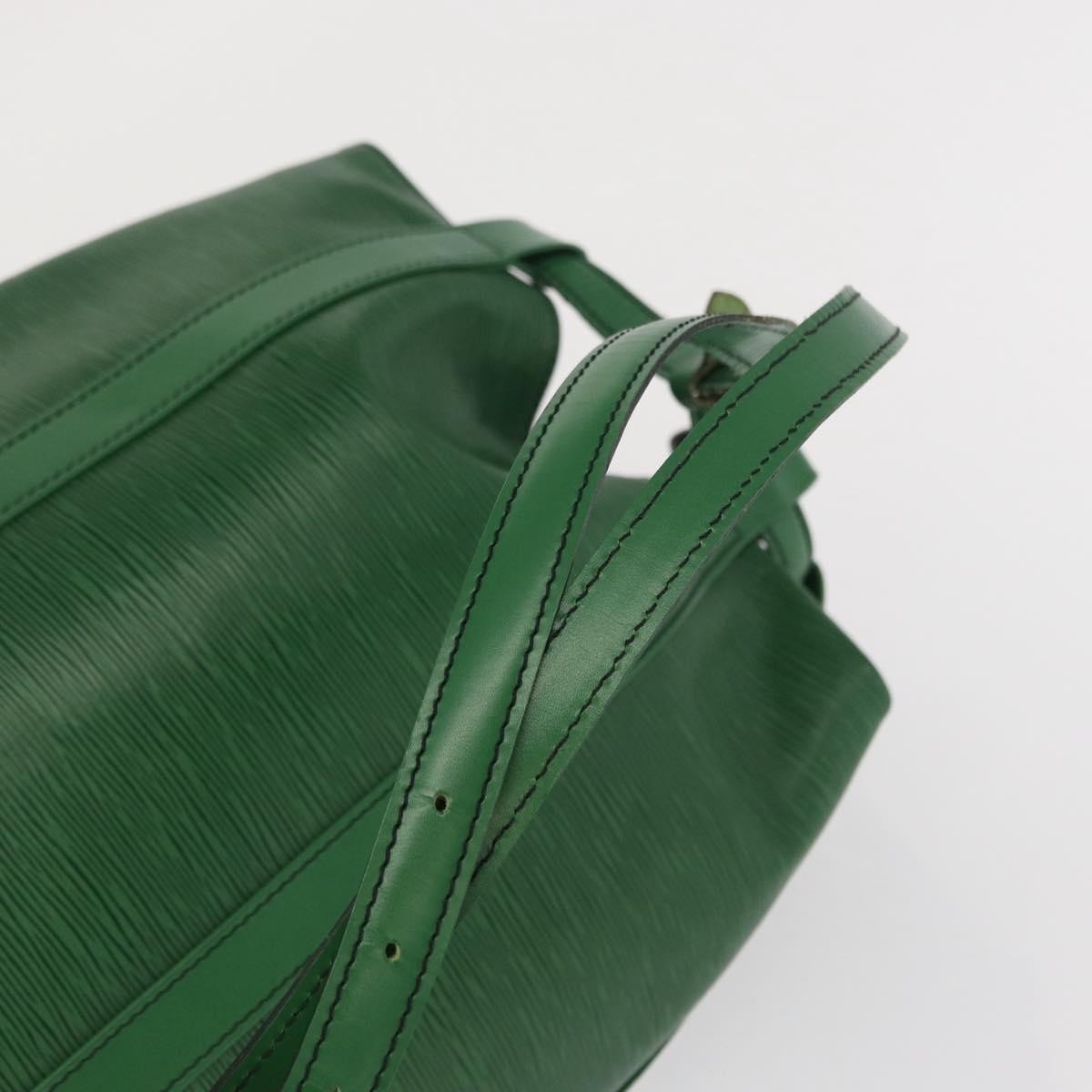 Louis Vuitton Randonnee Backpack Epi Leather, GREEN, LEATHER, Shoulder bag