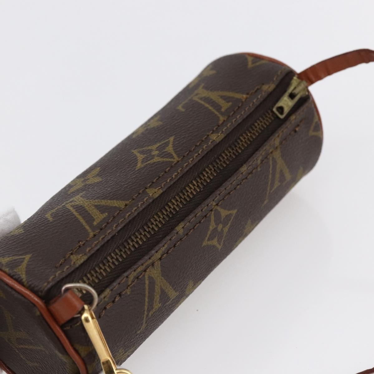 Louis Vuitton Papillon Pochette Monogram Canvas, BROWN, CANVAS, Handbag