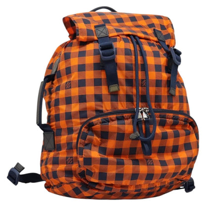 Louis Vuitton Aventure Backpack Damier Nylon, Orange, Nylon, Backpack
