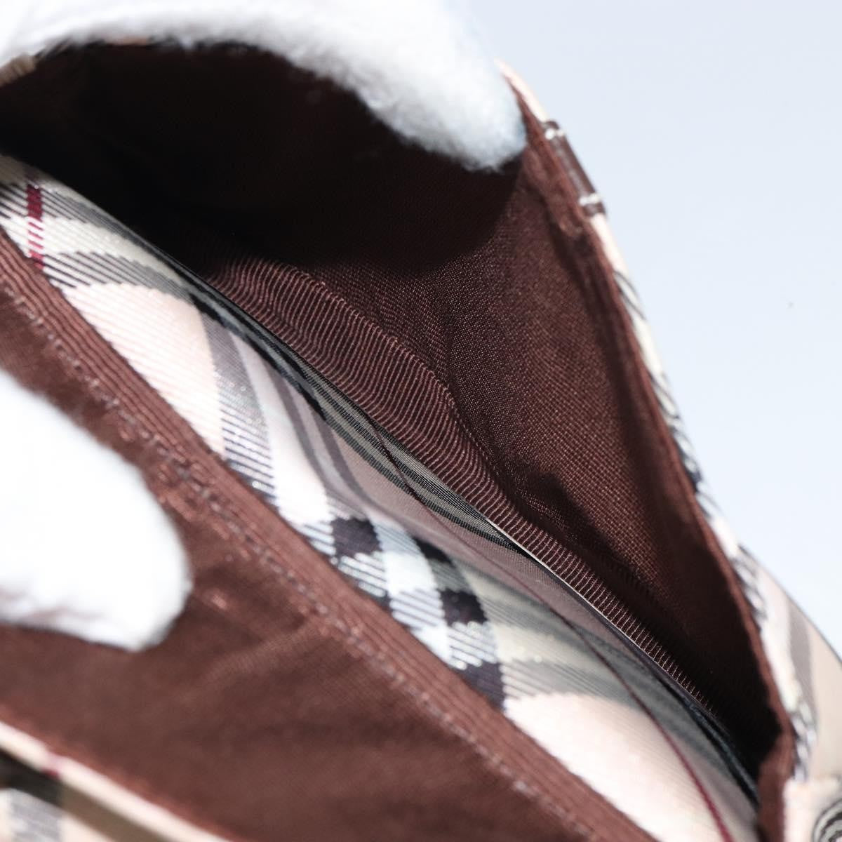 Burberry Nova Check Blue Label Nylon, BEIGE, NYLON, Shoulder bag