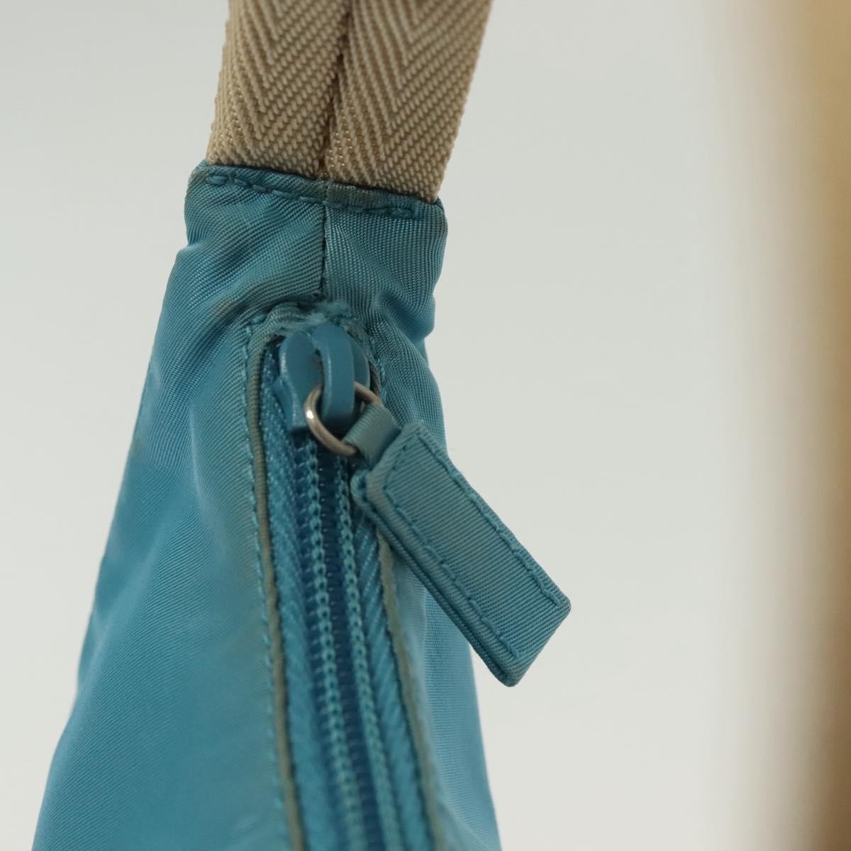 Prada Hobo Tessuto, BLUE, NYLON, Handbag