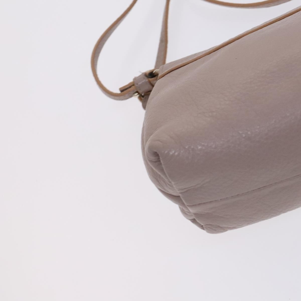 Chloe Lily Shoulder bag Leather, BEIGE, LEATHER, Shoulder bag