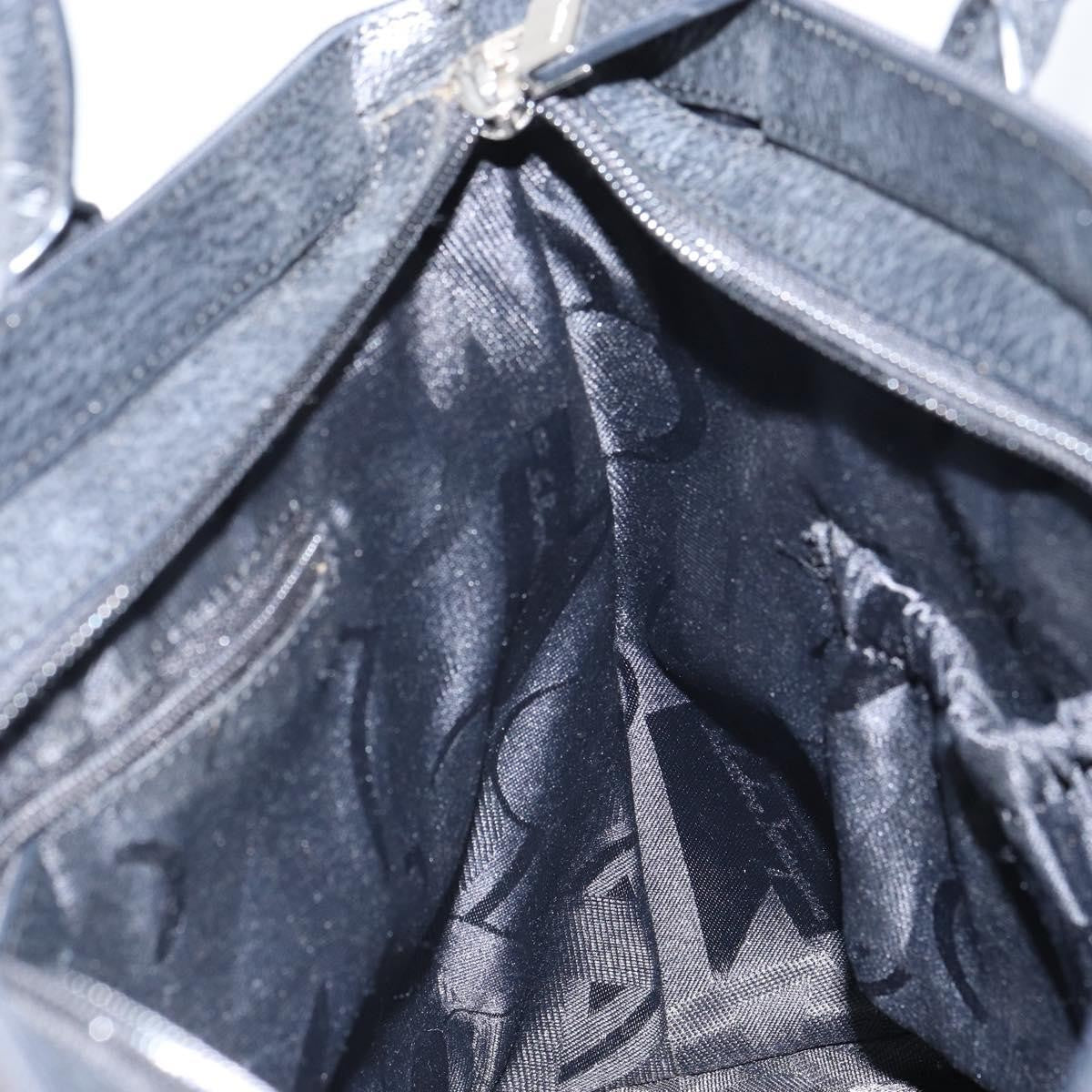 Salvatore Ferragamo Vintage Tote bag Canvas, BLACK, CANVAS, Tote bag