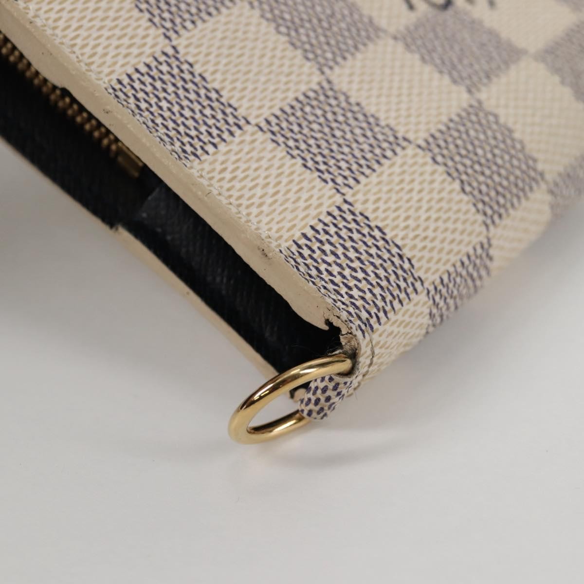 Louis Vuitton Insolite Wallet Damier, WHITE, CANVAS, Wallets