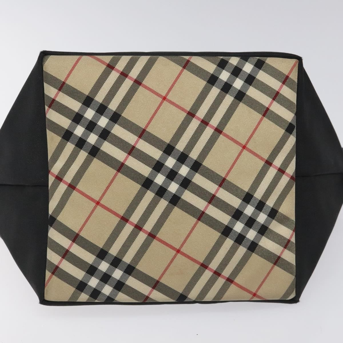 Burberry Nova Check Tote Nylon, BLACK, NYLON, Tote bag