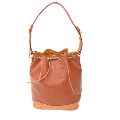 Louis Vuitton Noe Handbag Epi Leather, BROWN, LEATHER, Shoulder bag