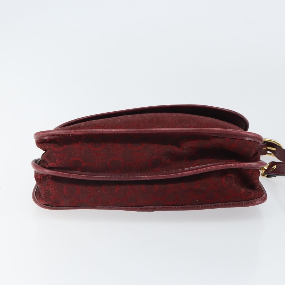 Celine C Sulky Shoulder bag Canvas, RED, CANVAS, Shoulder bag