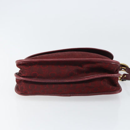 Celine C Sulky Shoulder bag Canvas, RED, CANVAS, Shoulder bag