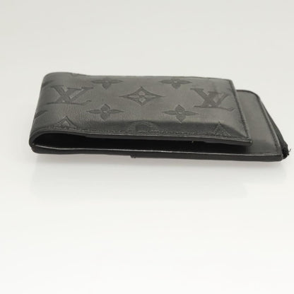 Louis Vuitton Hybrid Wallet Monogram Shadow Leather, Black, Leather, Wallet