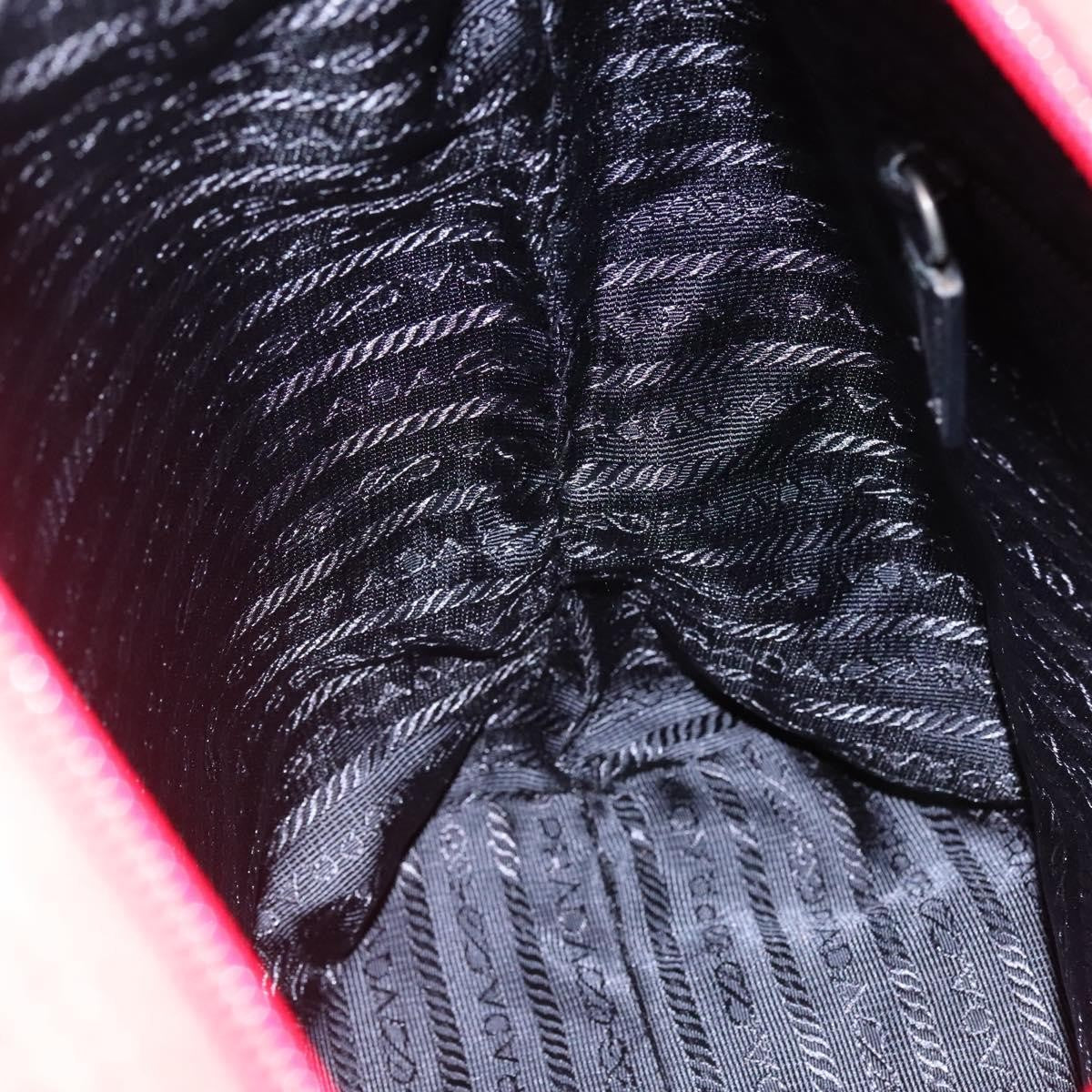 Prada Vintage Zip Tote Tessuto, Red, Nylon, Tote Bag