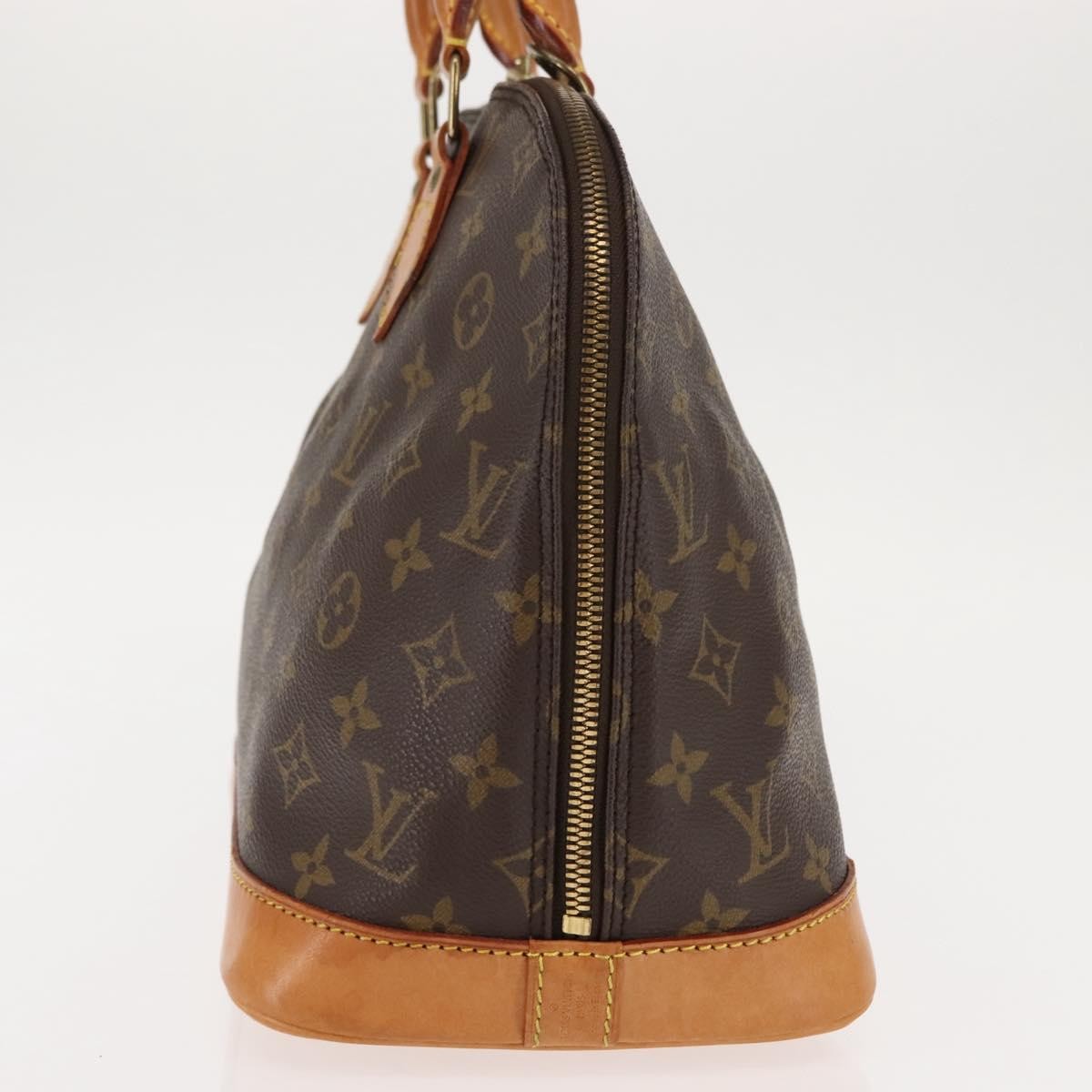 Louis Vuitton Alma Handbag Monogram Canvas, BROWN, CANVAS, Handbag