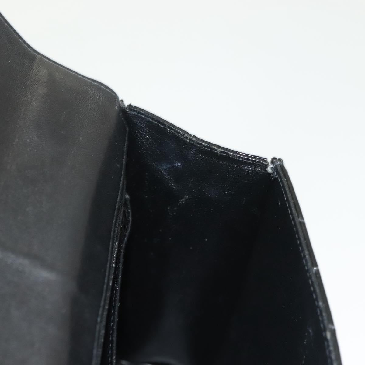 Chanel Vintage ID Bracelet Flap Bag Quilted Patent, BLACK, PATENT_LEATHER, Handbag