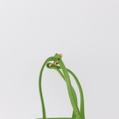 Hermes Vespa Pouch Leather, GREEN, LEATHER, Clutche & pouche
