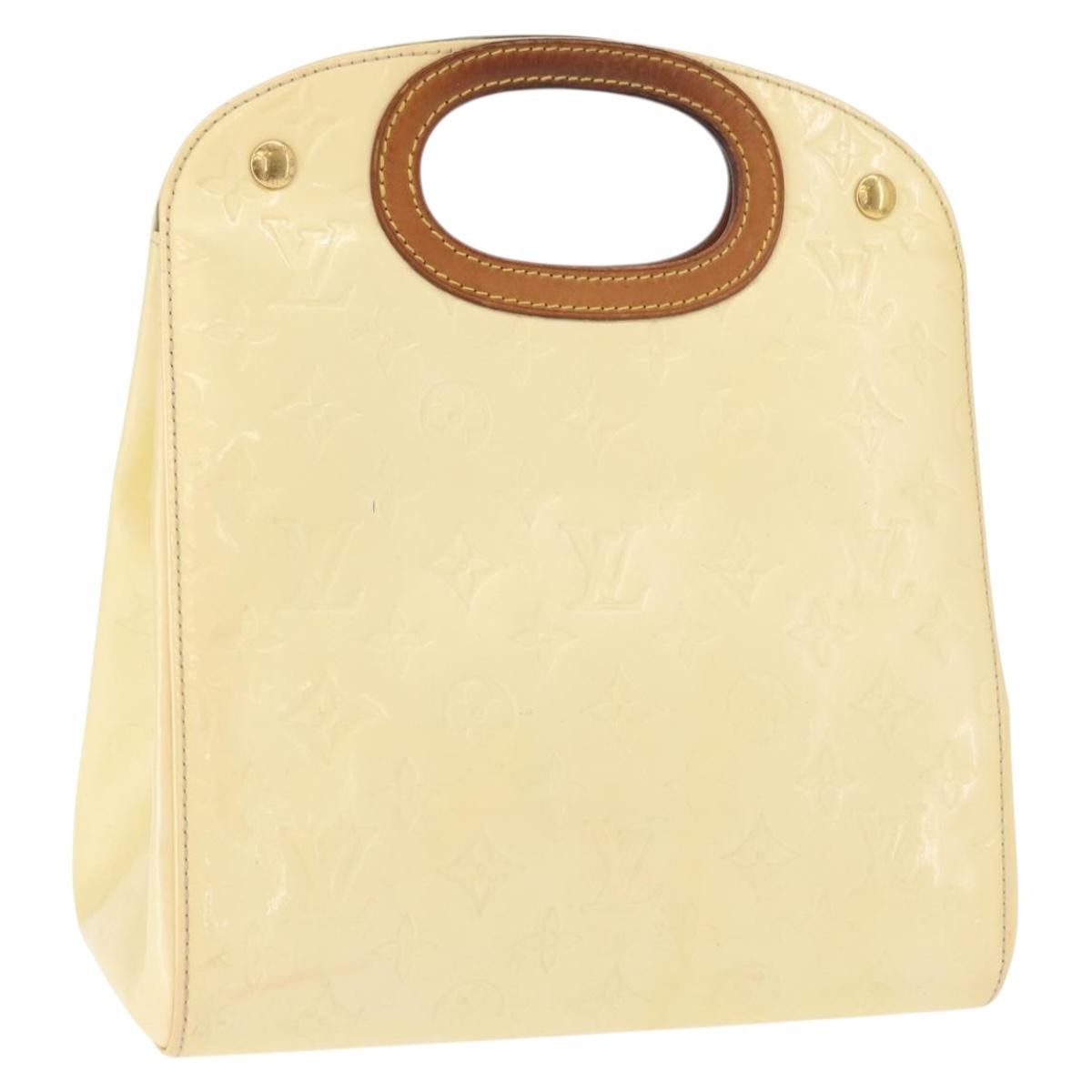 Louis Vuitton Maple Drive Handbag Monogram Vernis, YELLOW, PATENT_LEATHER, Handbag