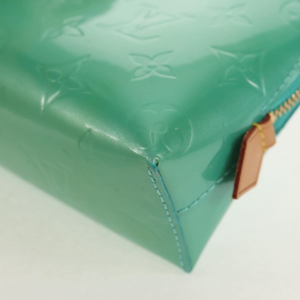 Louis Vuitton Cosmetic Pouch Monogram Vernis, BLUE, PATENT_LEATHER, Clutche & pouche