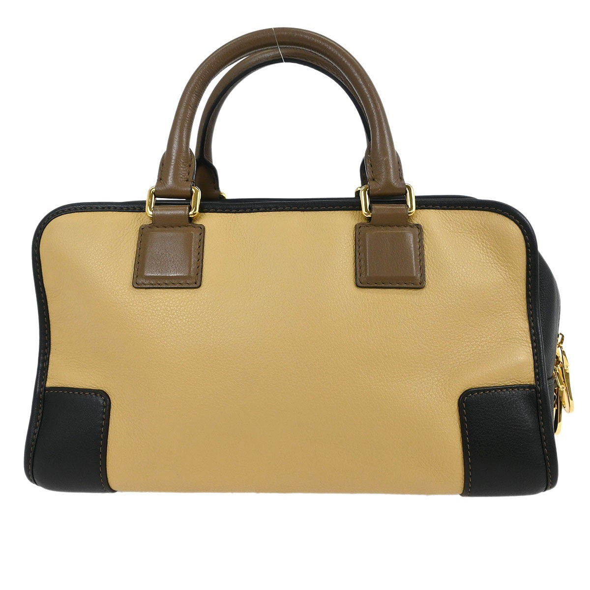 Loewe Amazona Bag Leather, BEIGE, LEATHER, Handbag