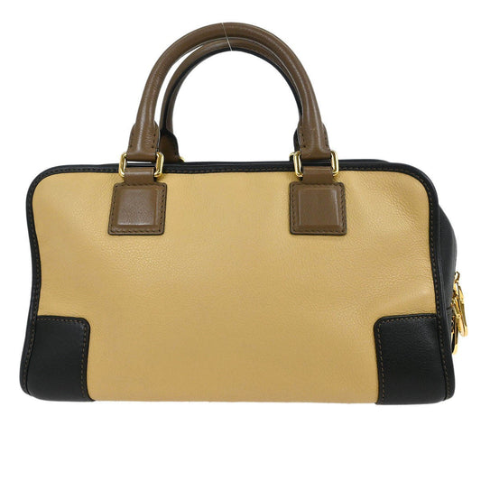 Loewe Amazona Bag Leather, BEIGE, LEATHER, Handbag