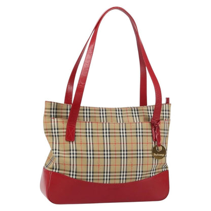Burberry Nova Check Handbag Nova Check Canvas, BEIGE, CANVAS, Tote bag