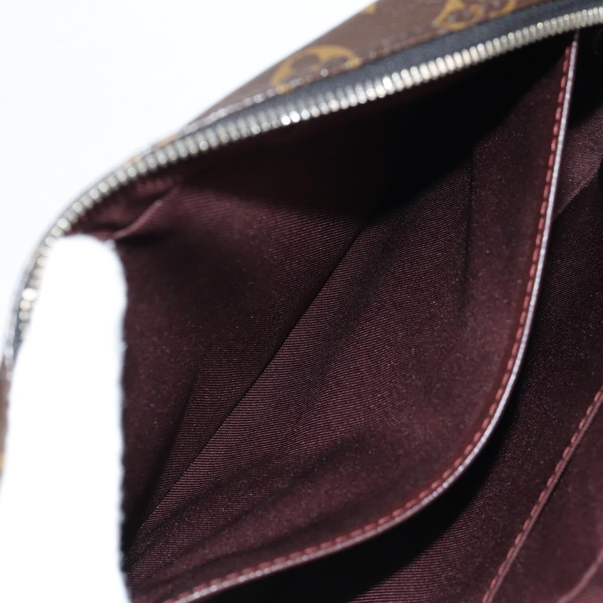 Louis Vuitton Kasai Clutch Macassar Monogram Canvas, BROWN, CANVAS, Clutche & pouche