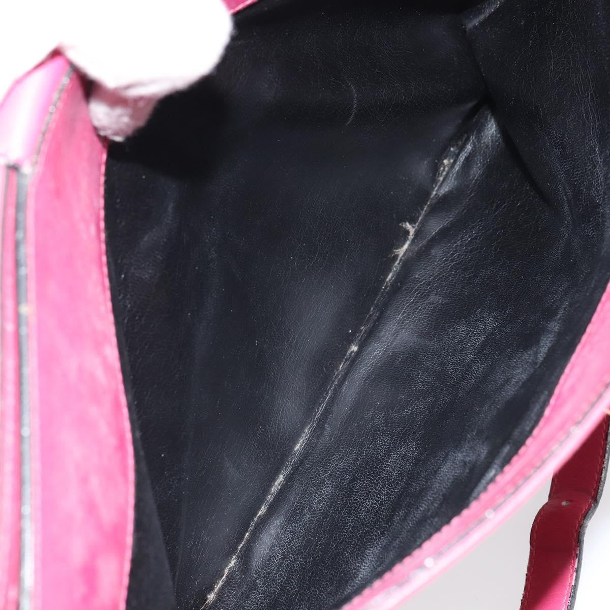 Salvatore Ferragamo Gancini Shoulder Bag Leather, PINK, LEATHER, Shoulder bag