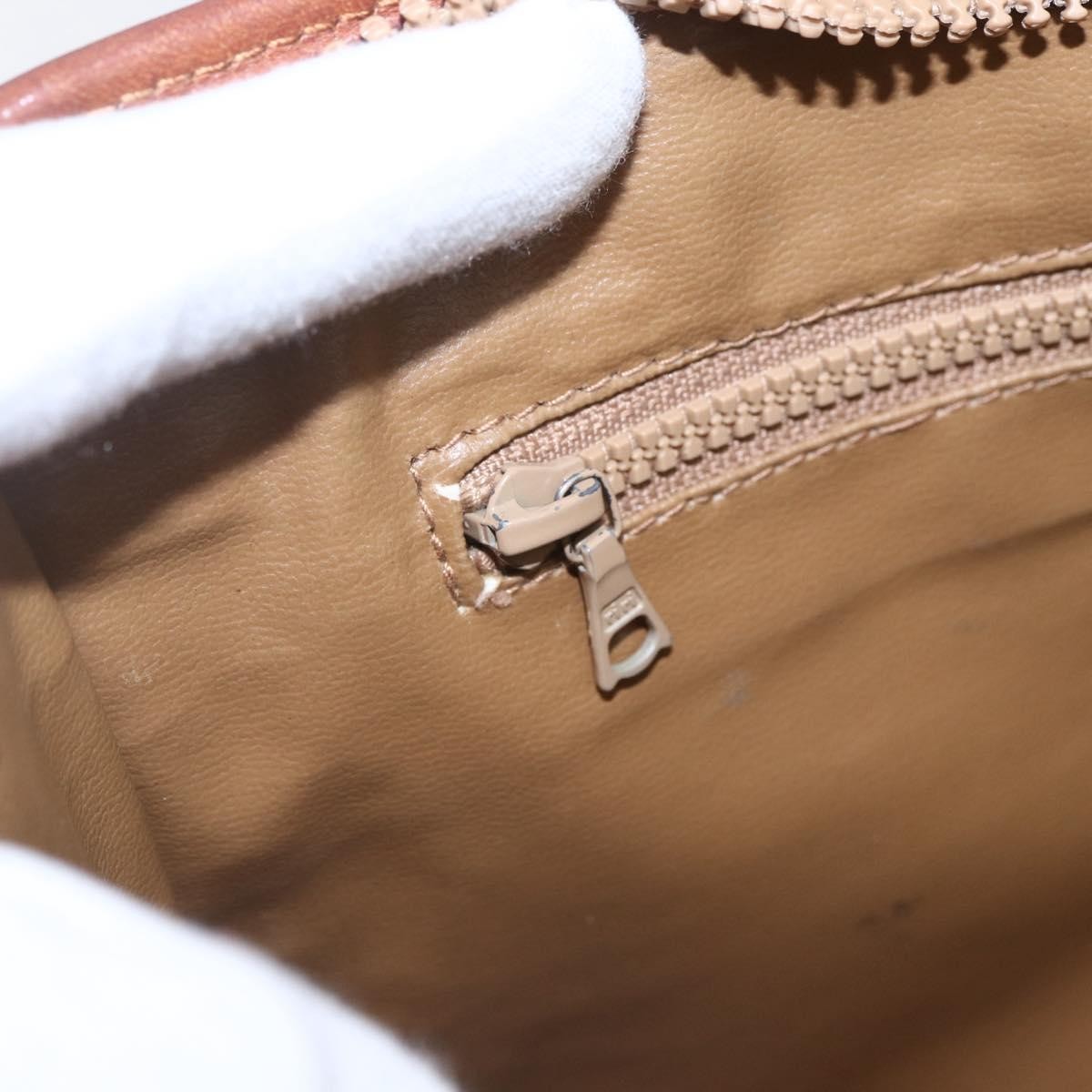 Celine Macadam Pochette Canvas and Leather, BEIGE, CANVAS, Clutche & pouche