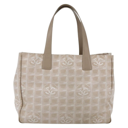 Chanel Travel Line Tote Nylon, BEIGE, NYLON, Tote bag