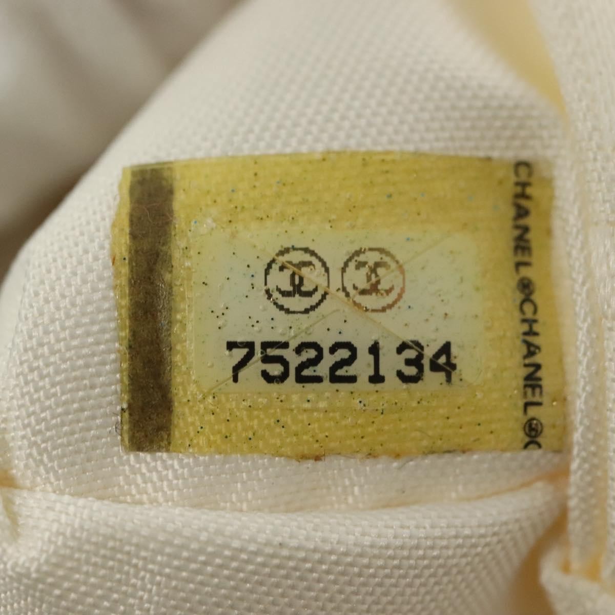 Chanel Cambon Canvas, WHITE, CANVAS, Handbag