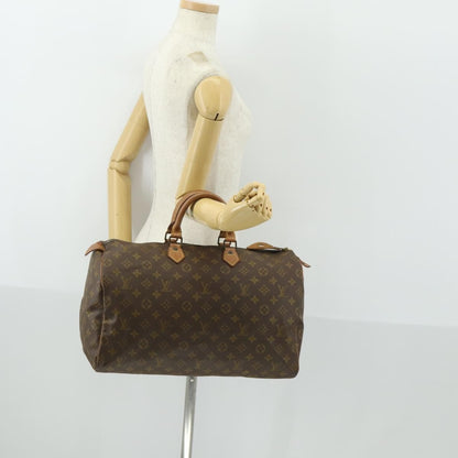 Louis Vuitton Speedy Handbag Monogram Canvas, BROWN, CANVAS, Handbag