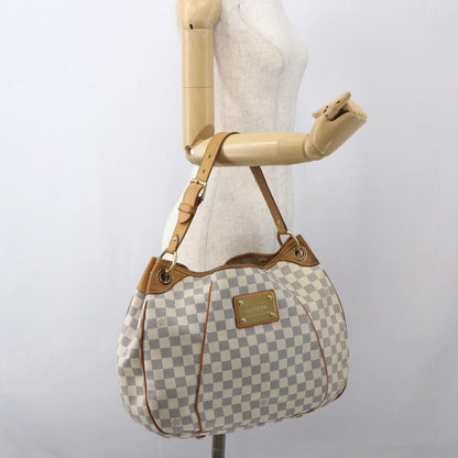 Louis Vuitton Galliera Handbag Damier, BEIGE, CANVAS, Shoulder bag