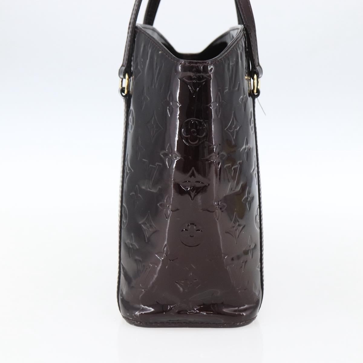 Louis Vuitton Avalon Handbag Monogram Vernis, PURPLE, PATENT_LEATHER, Tote bag