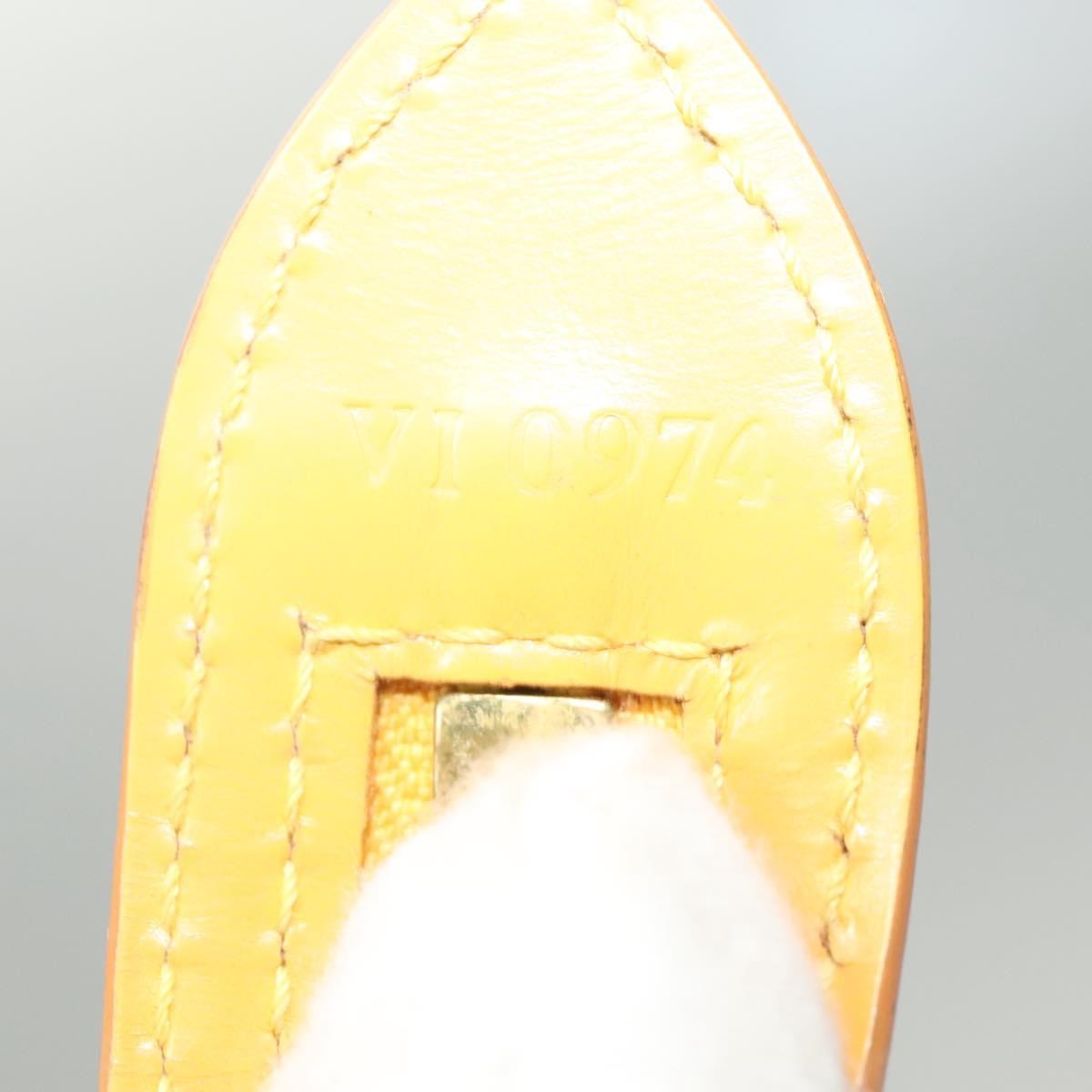 Louis Vuitton Saint Jacques Handbag Epi Leather, YELLOW, LEATHER, Handbag