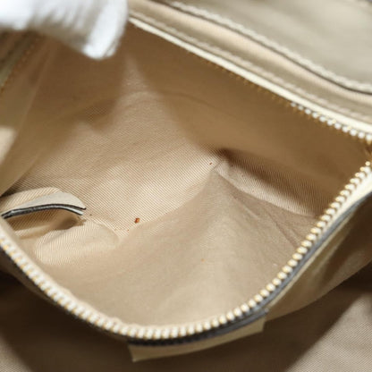 Chloe Faye Backpack Leather and Suede, BEIGE, SUEDE, Backpack