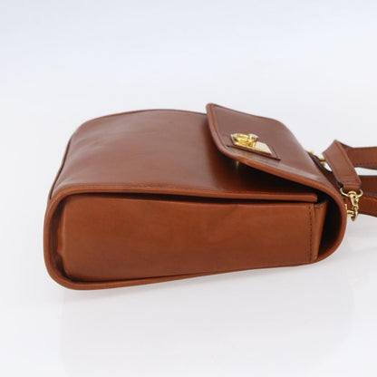 Celine Handbag Leather, BROWN, LEATHER, Handbag