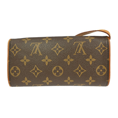 Louis Vuitton Twin Handbag Monogram Canvas, BROWN, CANVAS, Clutche & pouche