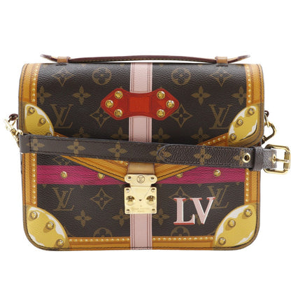 Louis Vuitton Pochette Metis Limited Edition Summer Trunks Monogram Canvas, BROWN, CANVAS, Shoulder bag