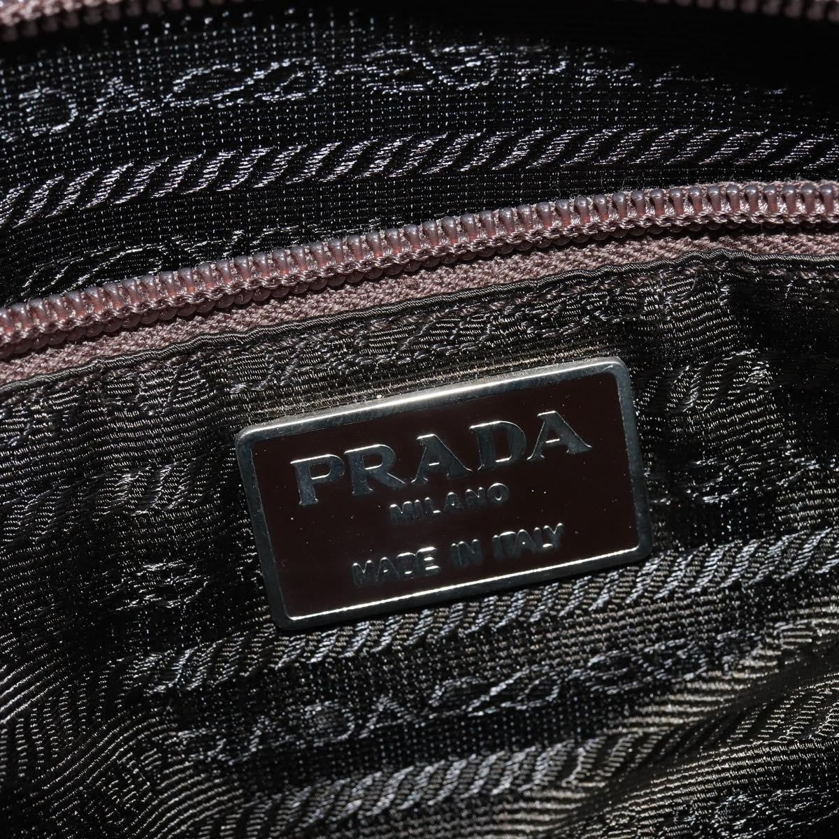 Prada Vintage Shoulder Bag Leather, BEIGE, LEATHER, Shoulder bag