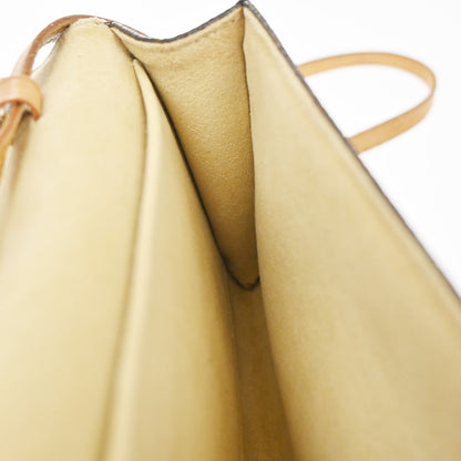 Louis Vuitton Twin Handbag Monogram Canvas, Brown, Canvas, Clutch