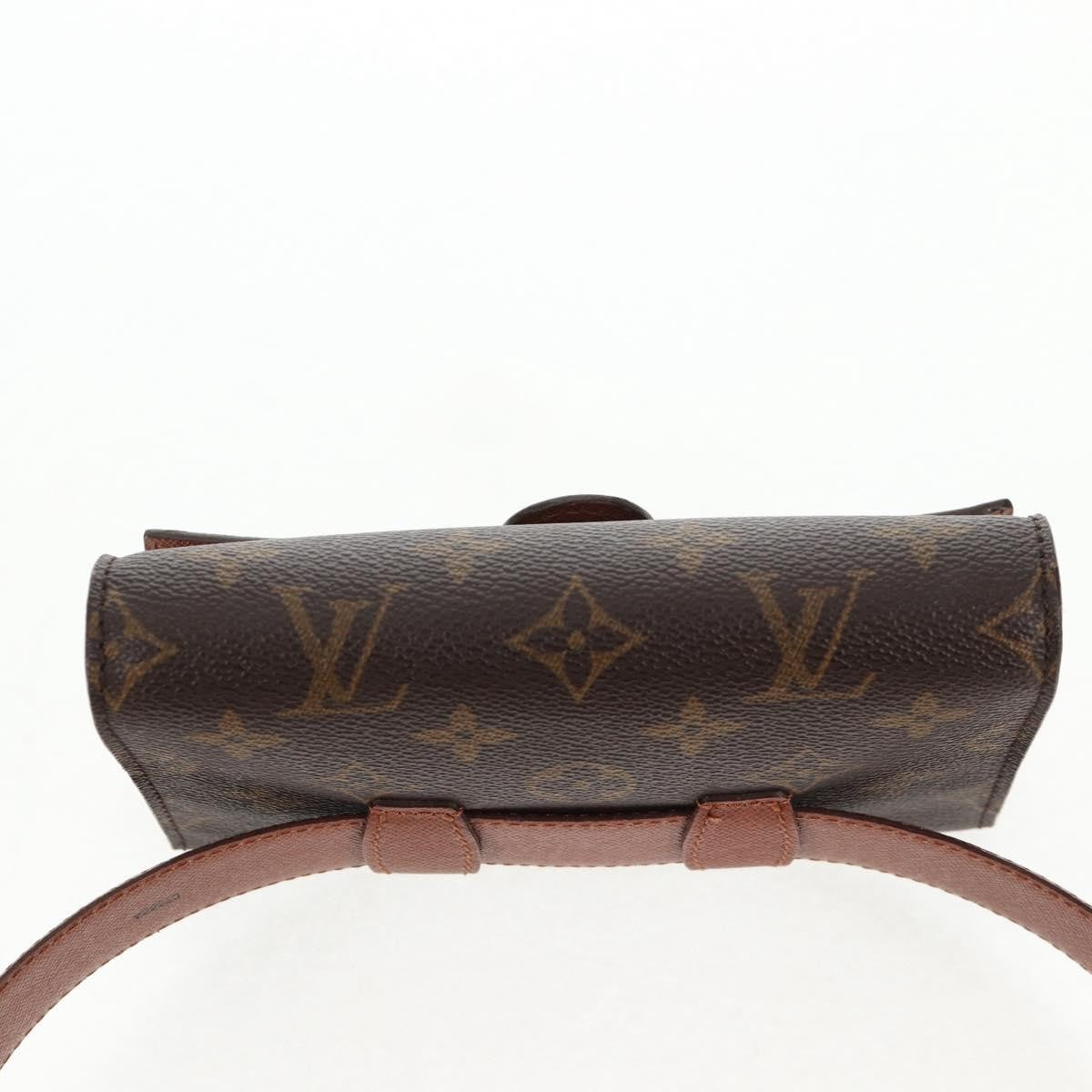 Louis Vuitton Pochette Arche Waist Bag Monogram Canvas, BROWN, CANVAS, Crossbody bag