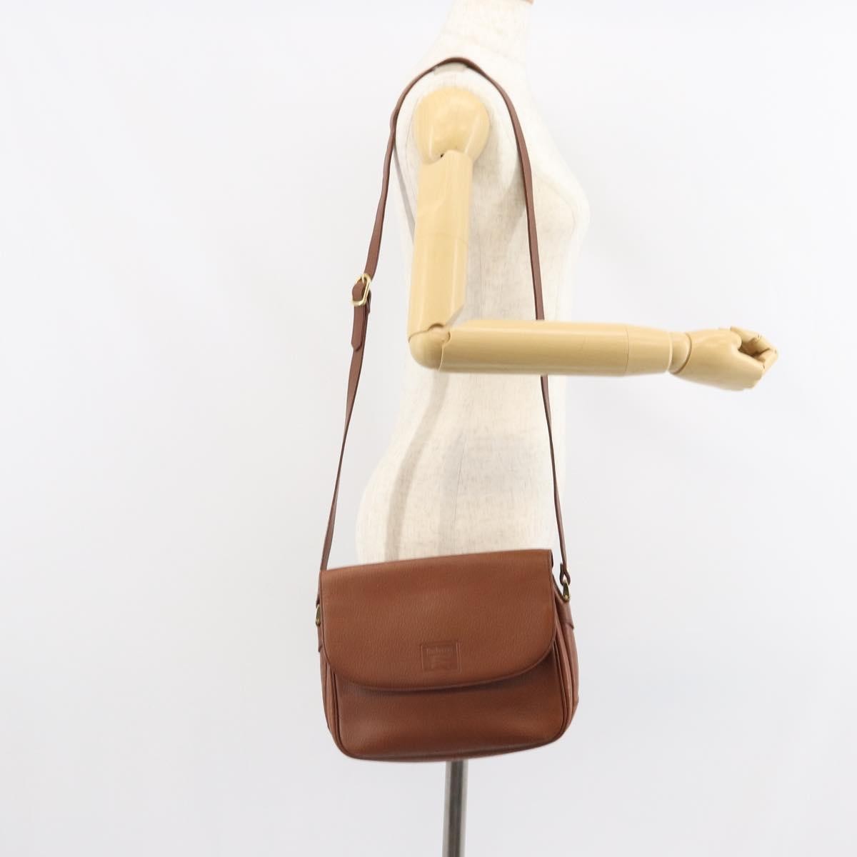 Burberry Vintage Shoulder Bag Leather, BROWN, LEATHER, Shoulder bag